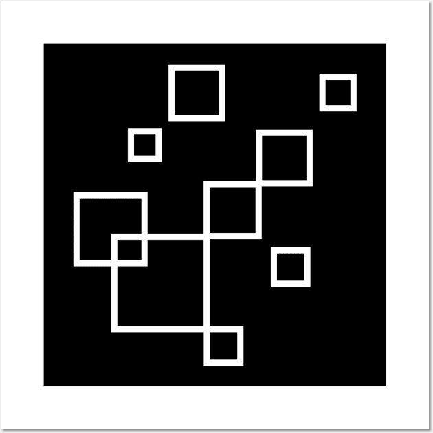 squares geometric composition Wall Art by lkn